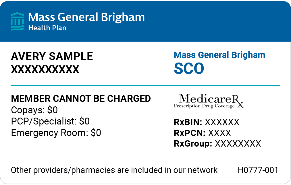 Mass General Brigham SCO ID card image