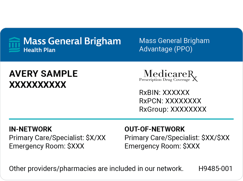 Mass General Brigham Advantage PPO Card